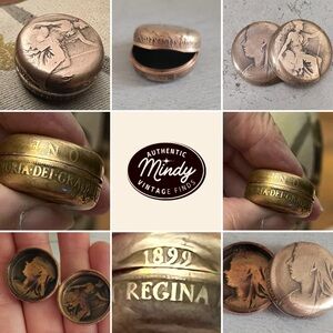 Rare Coin box 1899 Britain